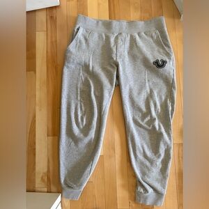True Religion Gray Men's Logo Sweatpants